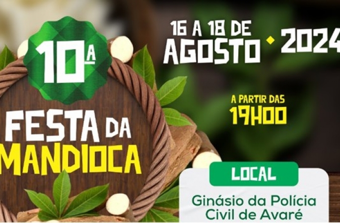 Fundação Padre Emílio Immoos realiza a  10ª Festa da Mandioca