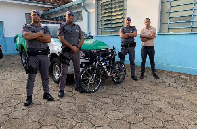 Bicicleta furtada é recuperada e autor do crime preso em flagrante 