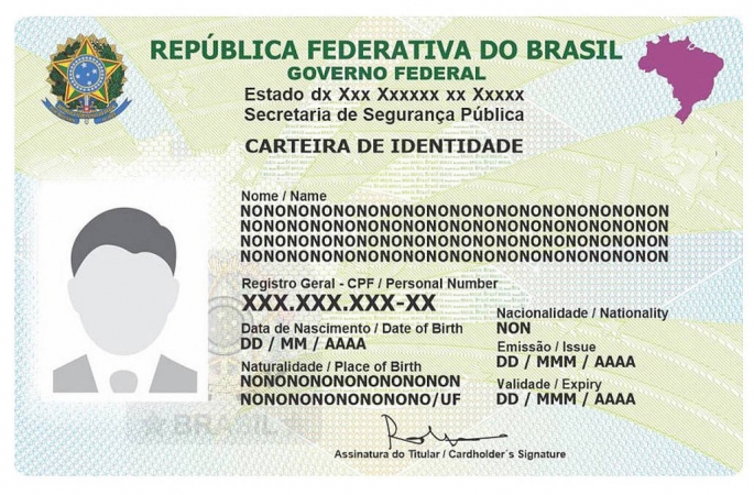 Nova identidade tem CPF como número principal, QR code e abriga dados de outros documentos