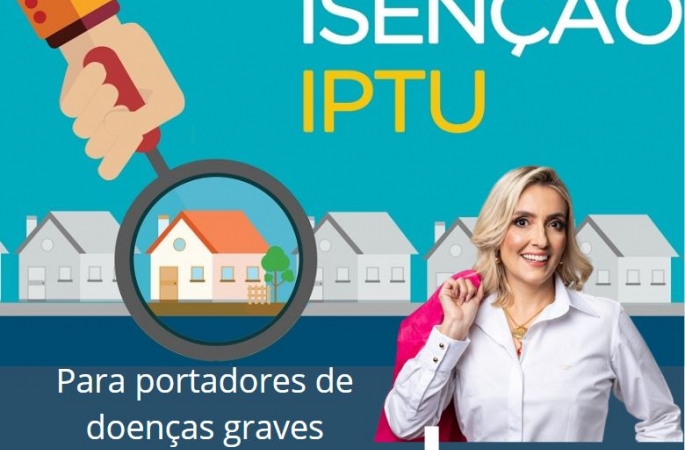 Portadores de Câncer e Aids já podem requerer isenção do IPTU em Avaré