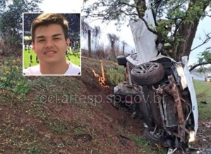 Médico de 27 anos morre em acidente de carro na SP-327 em Ourinhos