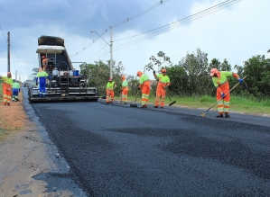 Avenida Nova Avaré é recapeada pela Prefeitura