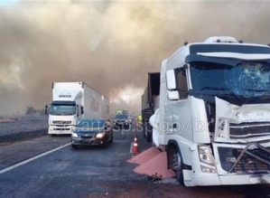 Sete veículos se envolvem em engavetamento na rodovia Castello Branco em Avaré