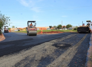 Terras de São José tem novas ruas pavimentadas pela Prefeitura