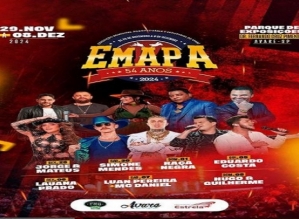 Confira a grade de shows gratuitos da 54ª EMAPA