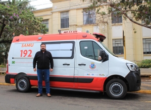 Avaré recebeu a nova ambulância para o SAMU