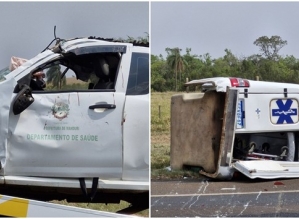 Três mulheres morrem em acidente com ambulância em Avaré