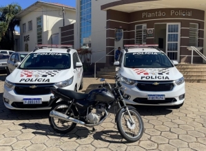 Adolescente é apreendido pela polícia após furtar motocicleta em Avaré