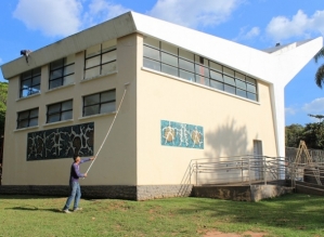 Destaque no centro de Avaré, Concha Acústica ganha nova pintura