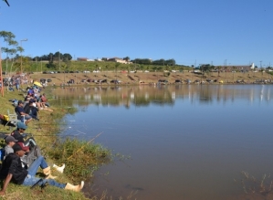 Lago Bertha Bannwart recebe evento de pesca no final de semana