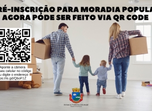 Pré-inscrição para moradia popular agora pode ser feito via QR Code