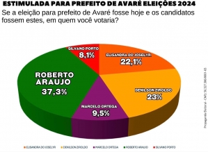 Pesquisa aponta vitória de Roberto Araujo na corrida pela Prefeitura de Avaré