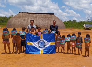 Projeto dando asas à imaginação chega a aldeia do Xingu